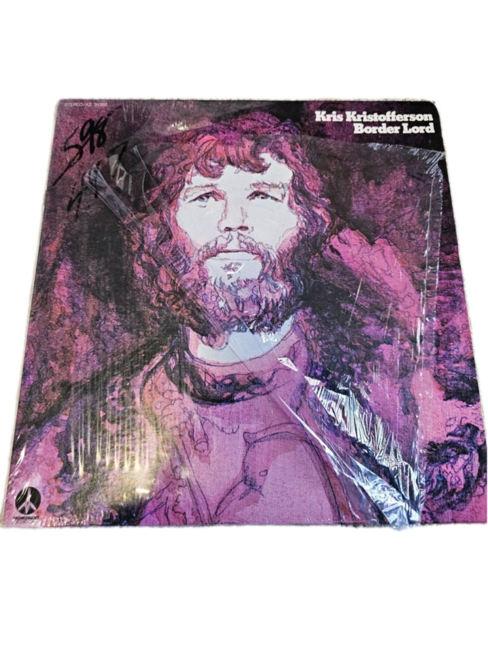 KRIS KRISTOFFERSON BORDER LORD (VG+) KZ-31302 LP VINYL RECORD